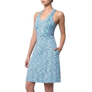 Blue Patterned Sporty Dress